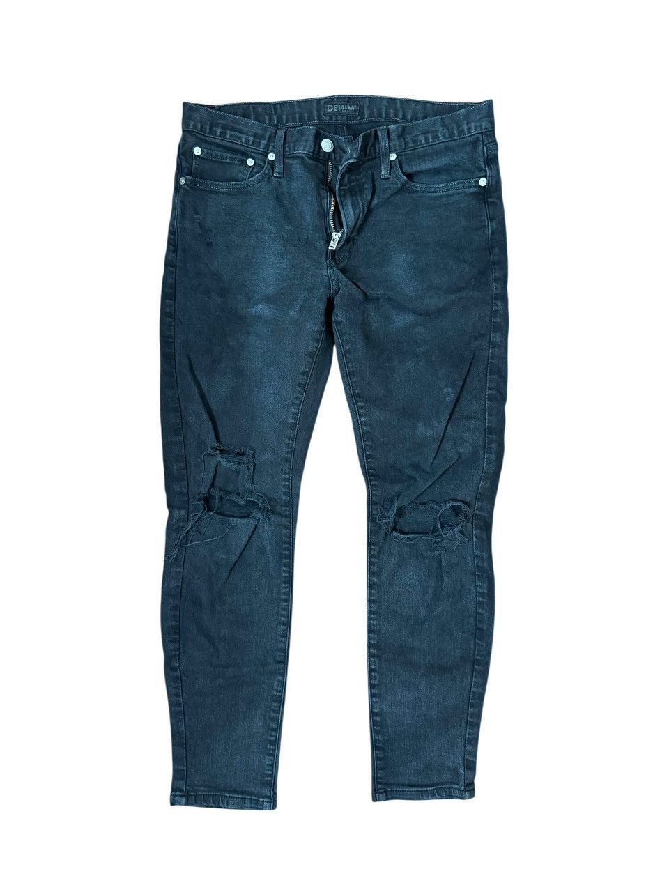 Vintage S.M.N. Studio Black Rock Finn Tapered Slim Jeans Size US 31 - 1 Thumbnail