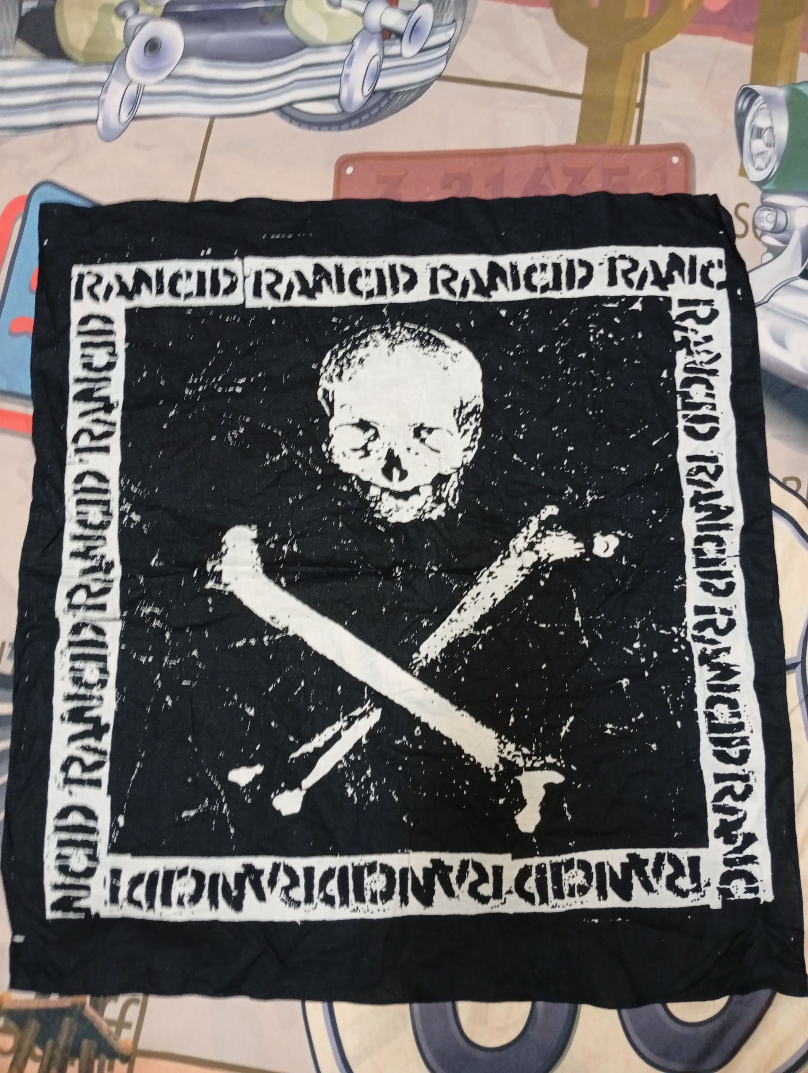 Punk and Yo Handkerchief X bandana X rancid band Size ONE SIZE - 7 Thumbnail