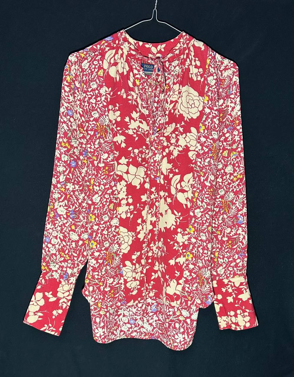 Polo Ralph Lauren RALPH LAUREN Polo Floral flowers Long Sleeve Blouse TopRetro Size XS / US 0-2 / IT 36-38 - 3 Thumbnail