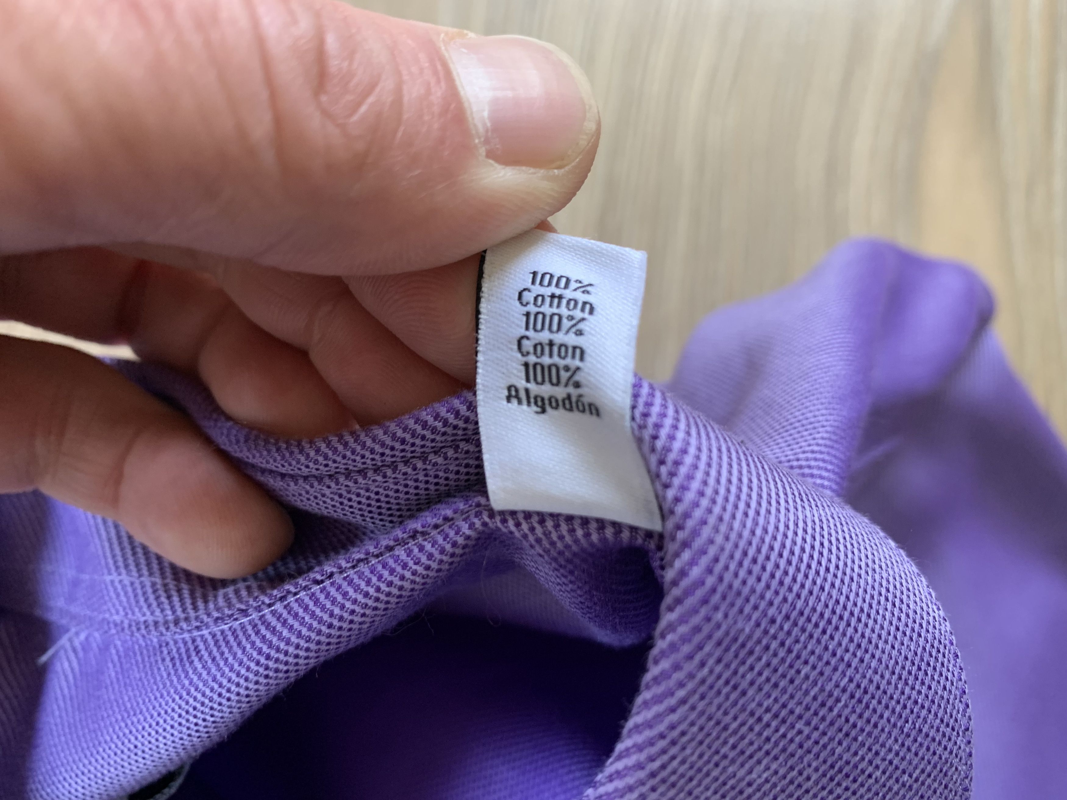 Calvin Klein × Vintage Vintage Calvin Klein Purple Classic Fit Shirt Size US M / EU 48-50 / 2 - 7 Thumbnail