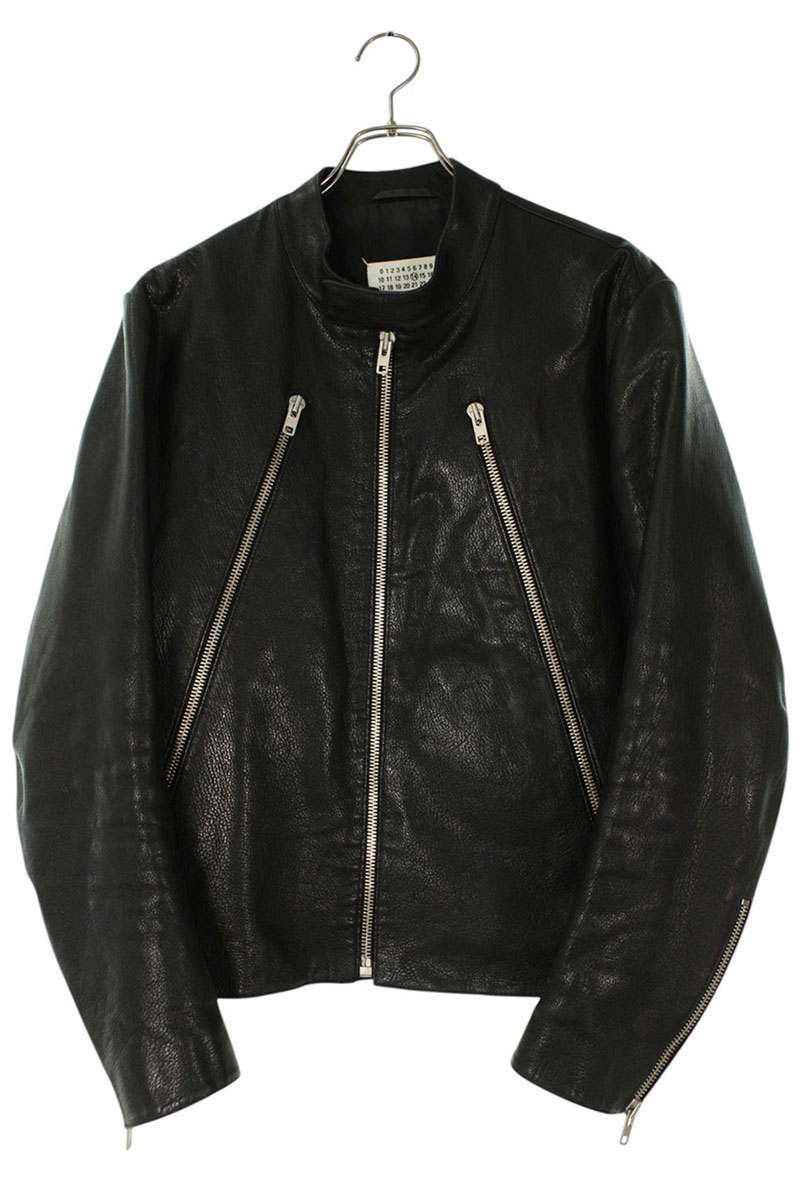 Maison Margiela Maison Margiela 5 zip leather jacket black | Grailed