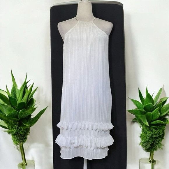 Other Lumier By Bariano White Halter Dress Size S / US 4 / IT 40 - 1 Thumbnail