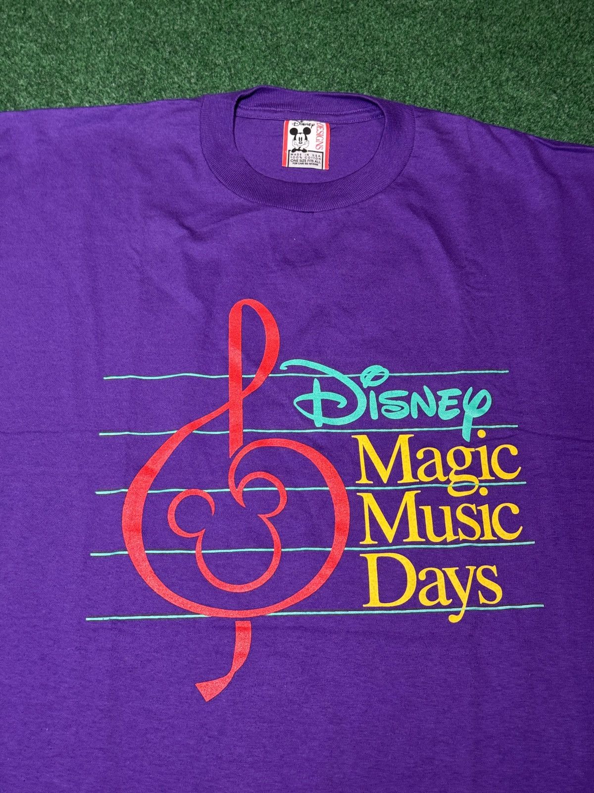 Disney Disney Magic Music Days Vintage Mickey XL 23x31 90s T Shirt Size US XL / EU 56 / 4 - 2 Thumbnail