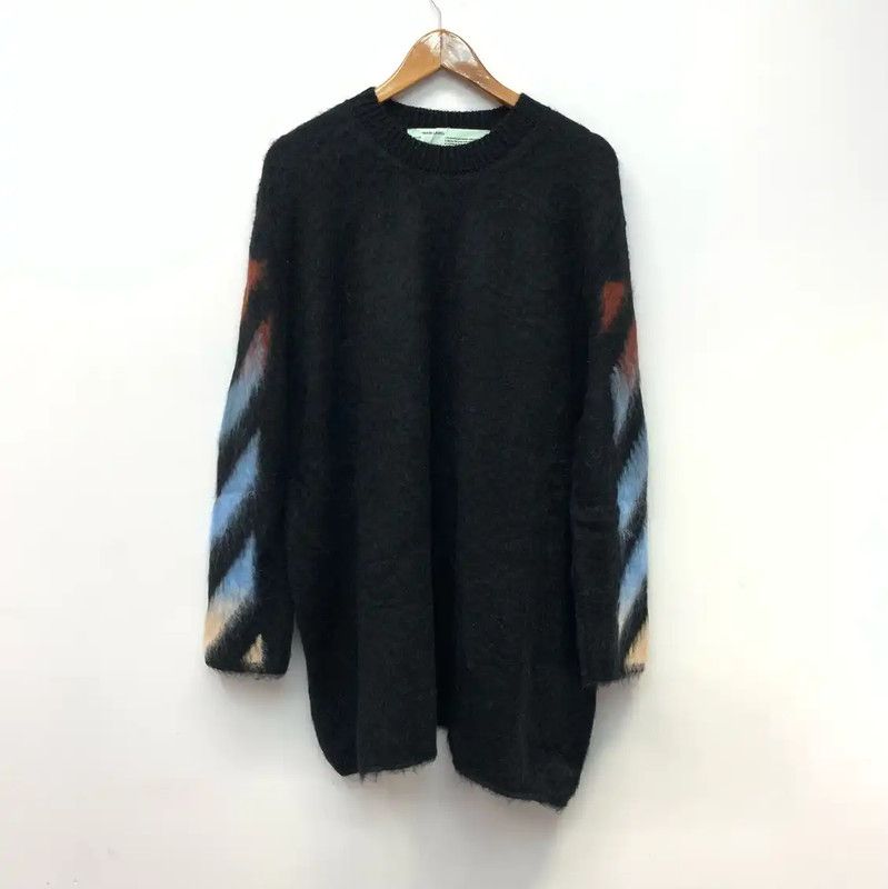 Off-White Off-White Black Wool Sweater for Women 0089 Size L / US 10 / IT 46 - 1 Thumbnail
