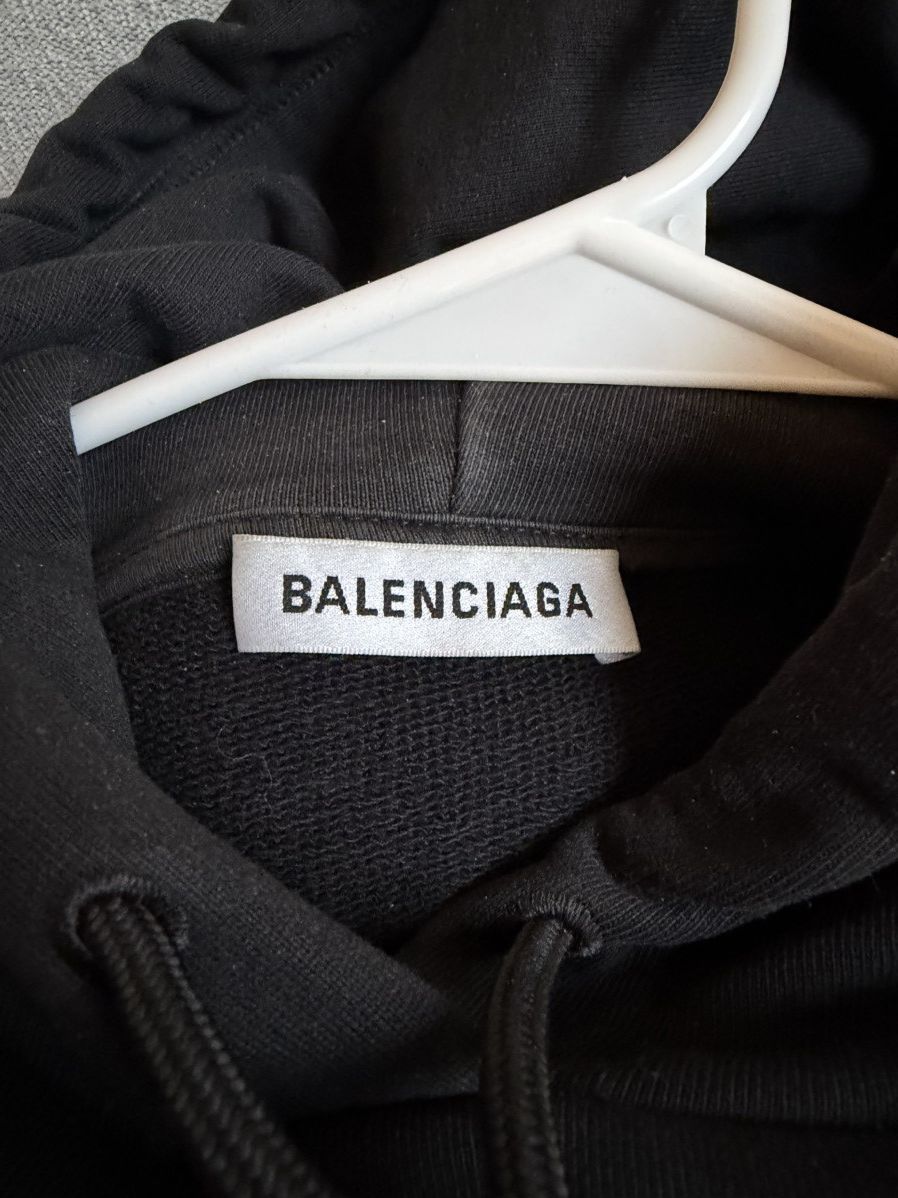 Balenciaga Balenciaga Back Logo Hoodie Size US M / EU 48-50 / 2 - 4 Thumbnail