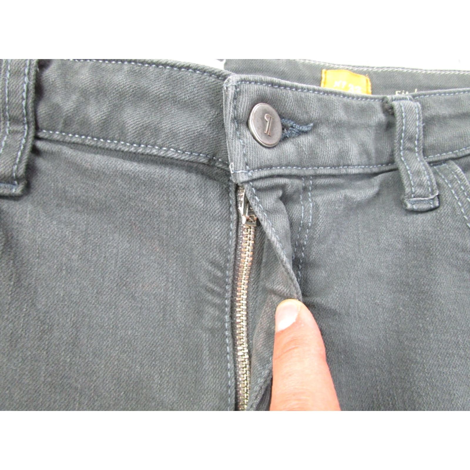Vintage VINTAGE Pilcro Shorts Womens 36 Waist Gray Denim Stet Mom Mid Rise Boho Beach Casual Size 25" / US 0 / IT 36 - 4 Thumbnail