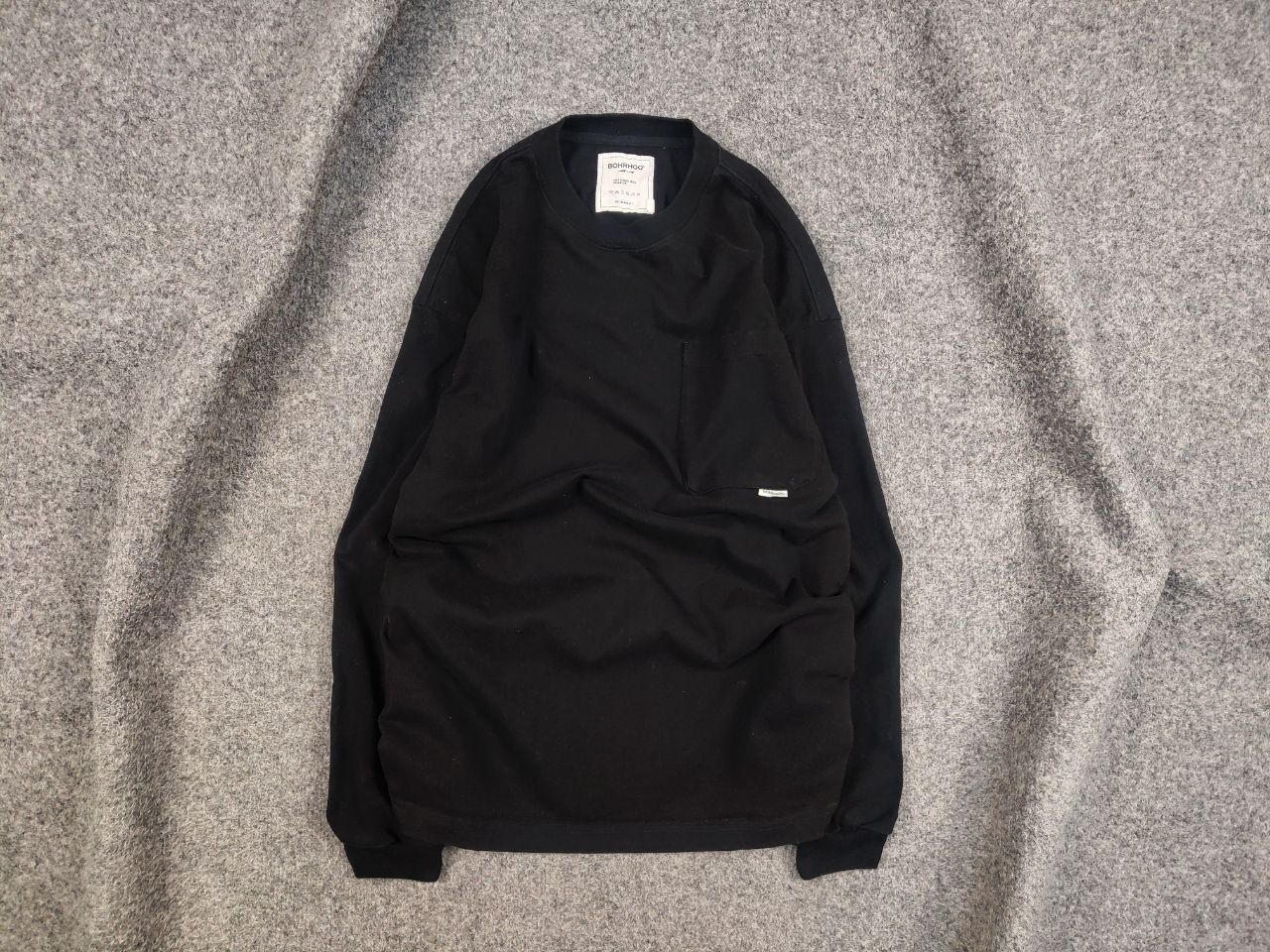 Other Bohrhoo Japanese Oversized Black Sweatshirt Avant Garde Size US S / EU 44-46 / 1 - 1 Thumbnail