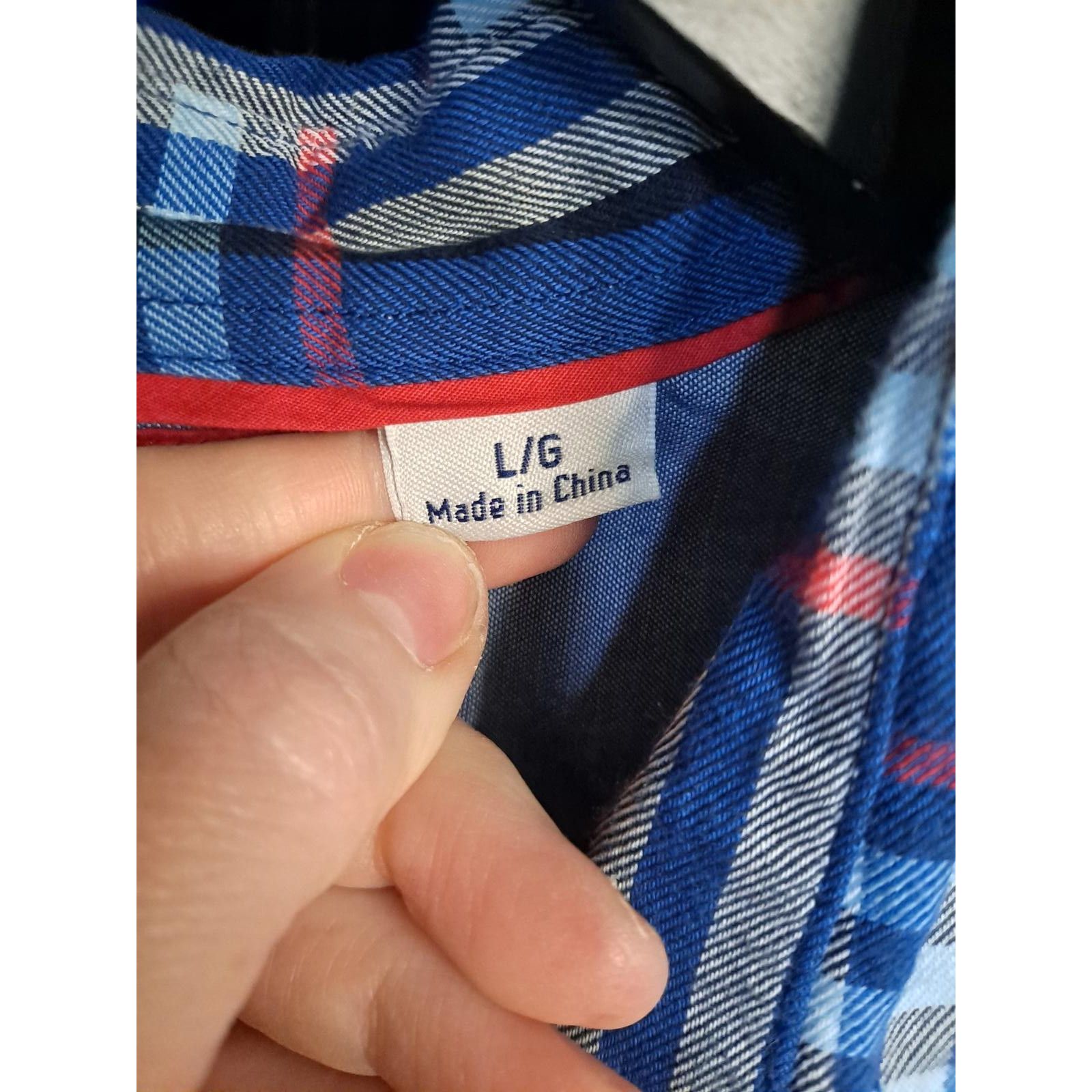 Other Penguin by Munsingwear Blue, White and Red Plaid Size Large Size US L / EU 52-54 / 3 - 7 Thumbnail