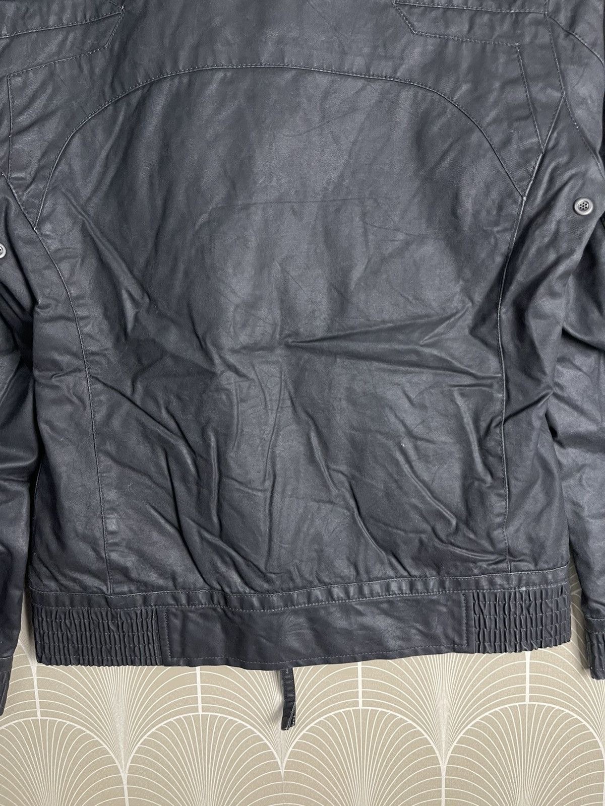 Japanese Brand × Nicole Club × Vintage 2000s NICOLE CLUB FOR MEN COATING BIKER JACKET Size US M / EU 48-50 / 2 - 14 Thumbnail