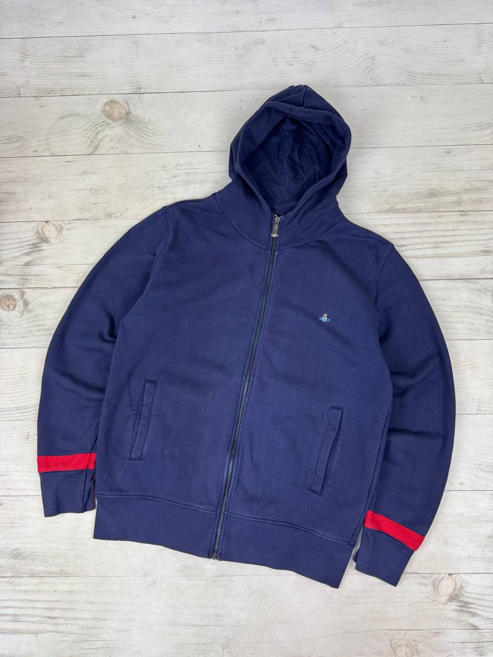 Vivienne Westwood Zip Up Hoodie Logo Orb