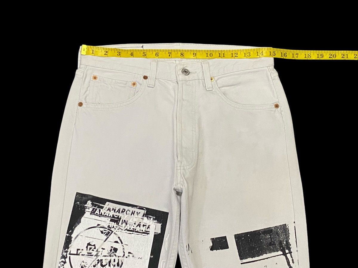 Japanese Brand × Levi's Levi’s X Cote Mer Printed “Sex Pistol” Anarchy In The Japan Size US 30 / EU 46 - 15 Thumbnail