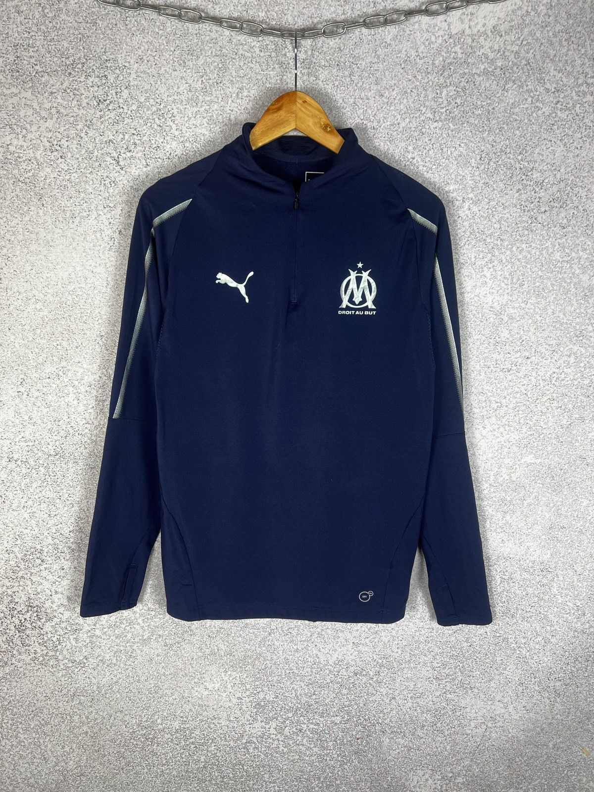 Puma Marseille Olympic Puma Soccer Track Top Football Kit Size US S / EU 44-46 / 1 - 1 Thumbnail