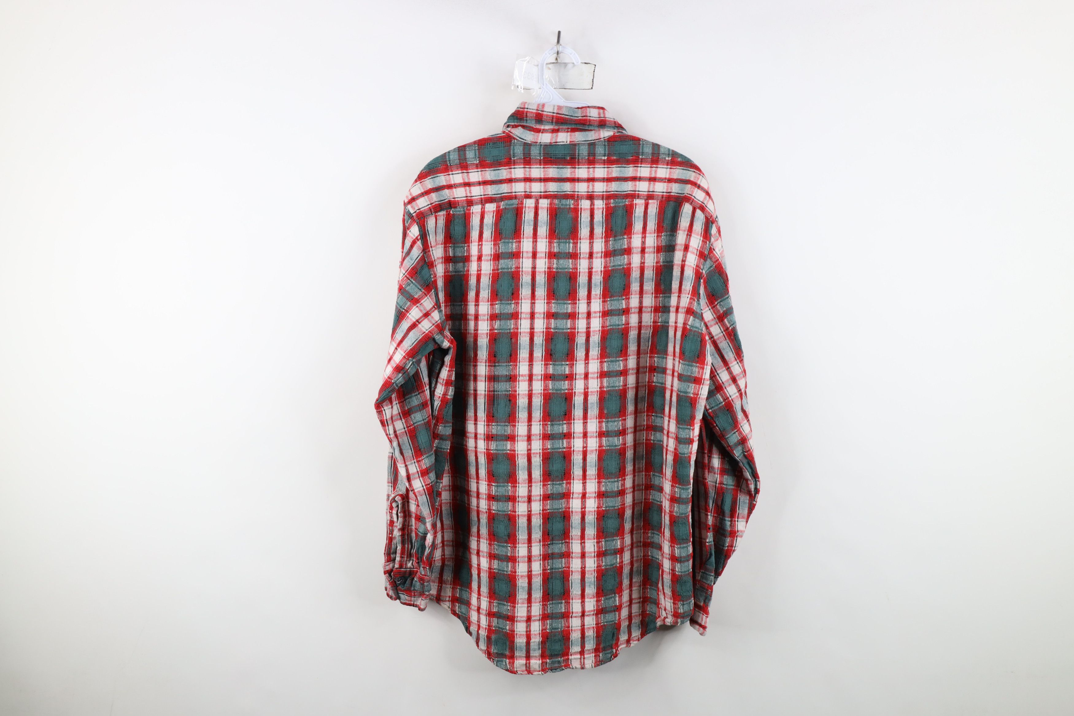 Vintage Vintage 70s Streetwear Gauzy Cotton Flannel Button Shirt Size US M / EU 48-50 / 2 - 10 Thumbnail
