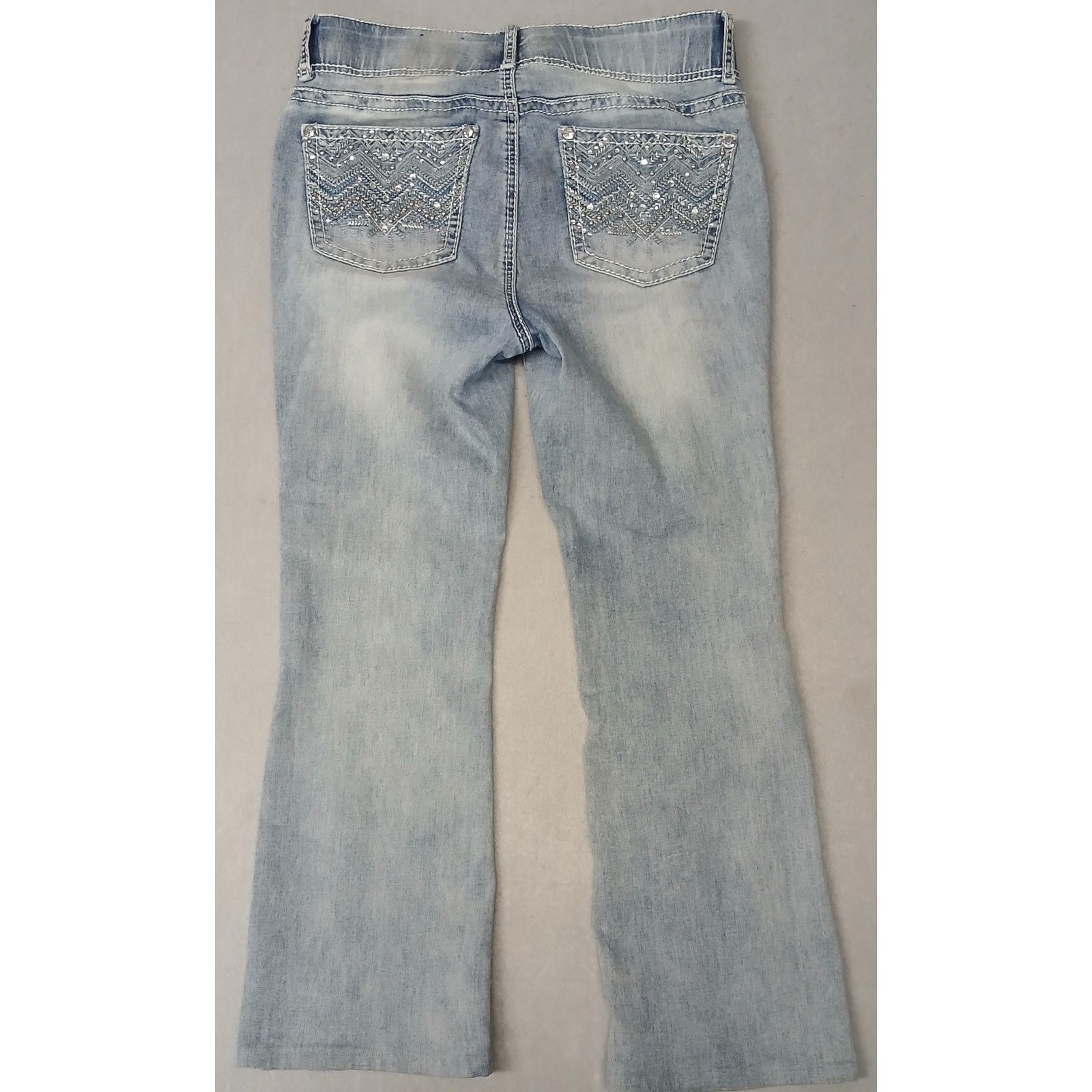 Apt. 9 Apt. 9 (10) Boot Cut Straight Leg Stretch Light Denim Pants Size 32" / US 10 / IT 46 - 11 Thumbnail