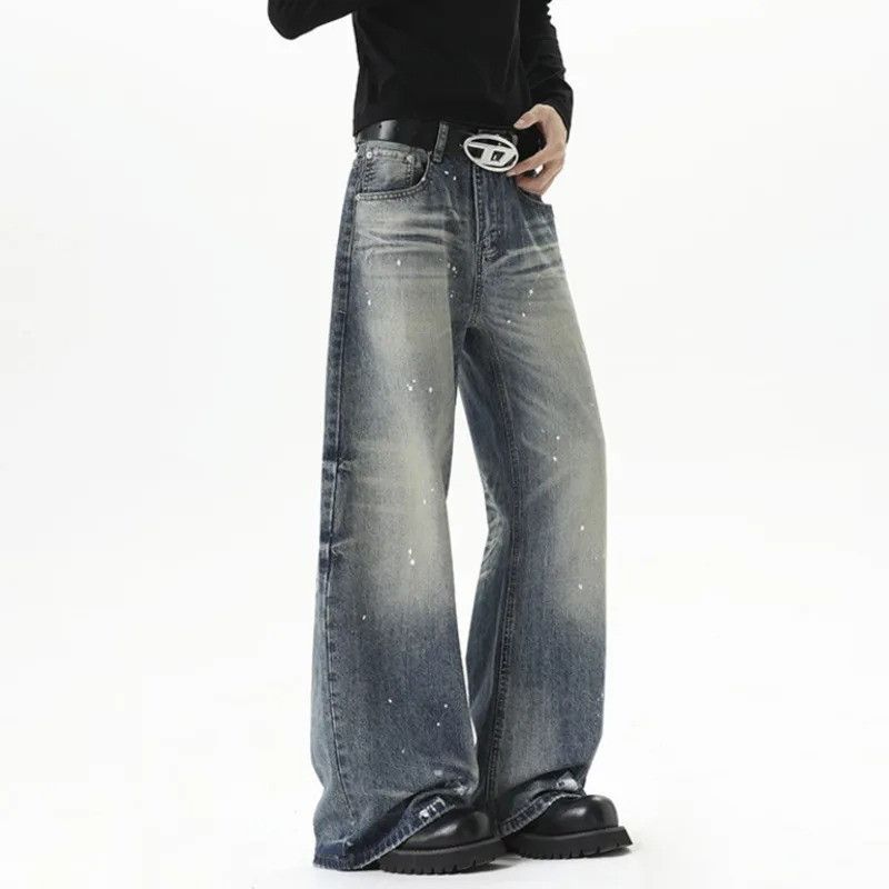 Japanese Brand Autumn Men's Curved Jeans Size US 32 / EU 48 - 2 Thumbnail