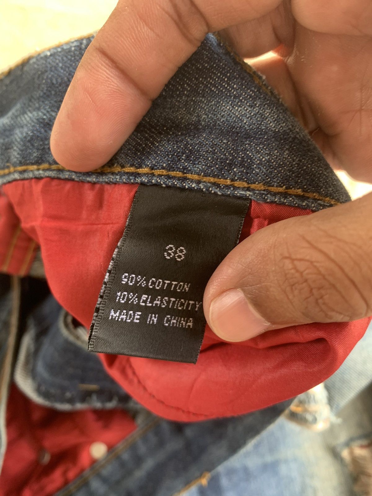 If Six Was Nine Distressed Denim Baggy Jeans Size US 38 / EU 54 - 15 Thumbnail
