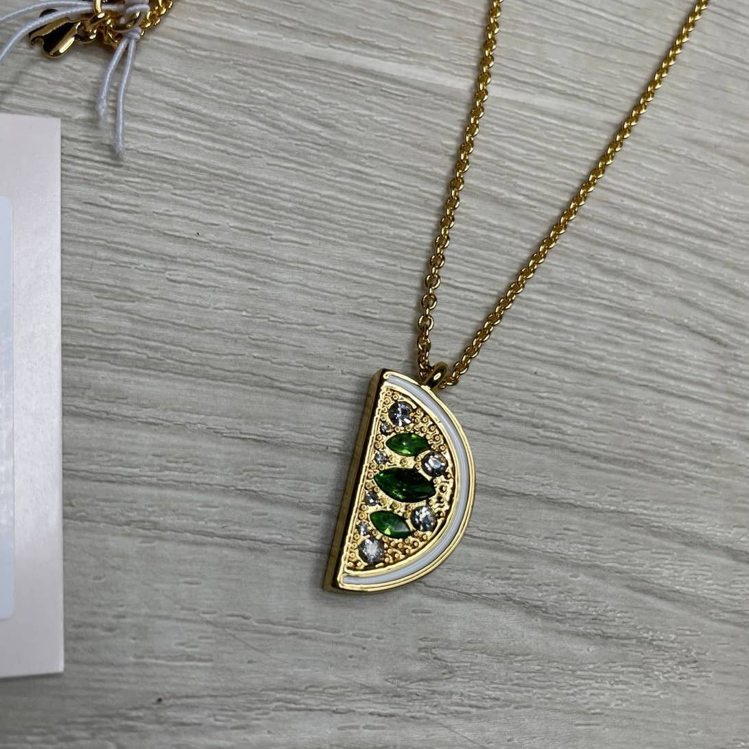 Kate Spade Kate Spade Lime Mini Pendant Necklace Size ONE SIZE - 7 Thumbnail