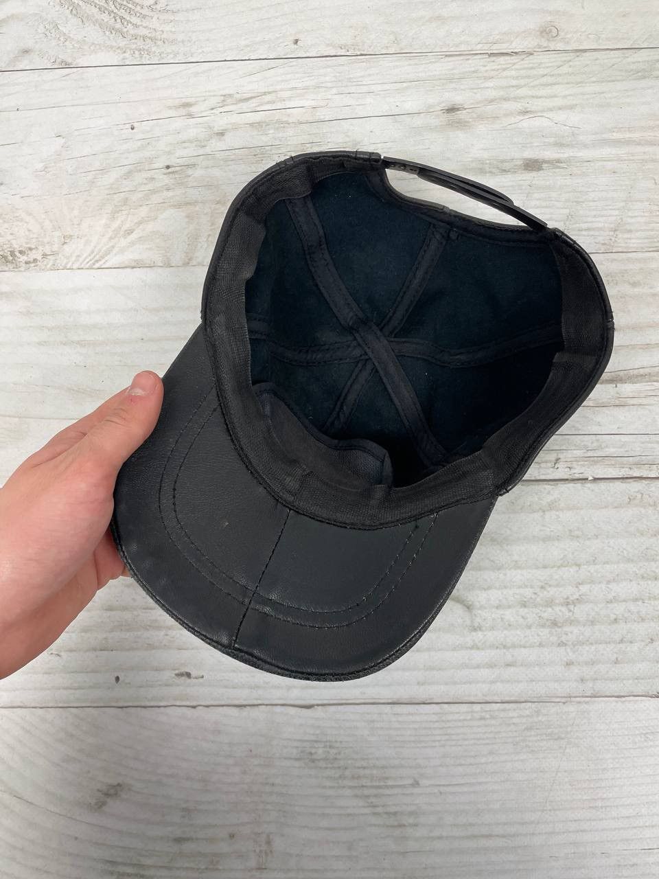 NASCAR Vintage Nissan Racing Leather Cap Big Logo Nascar 90s Size ONE SIZE - 10 Thumbnail