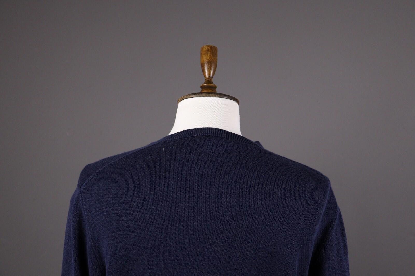 Lacoste Lacoste Blue Cotton Knit Sweater Size FR 6 / US XL Size US XL / EU 56 / 4 - 6 Thumbnail