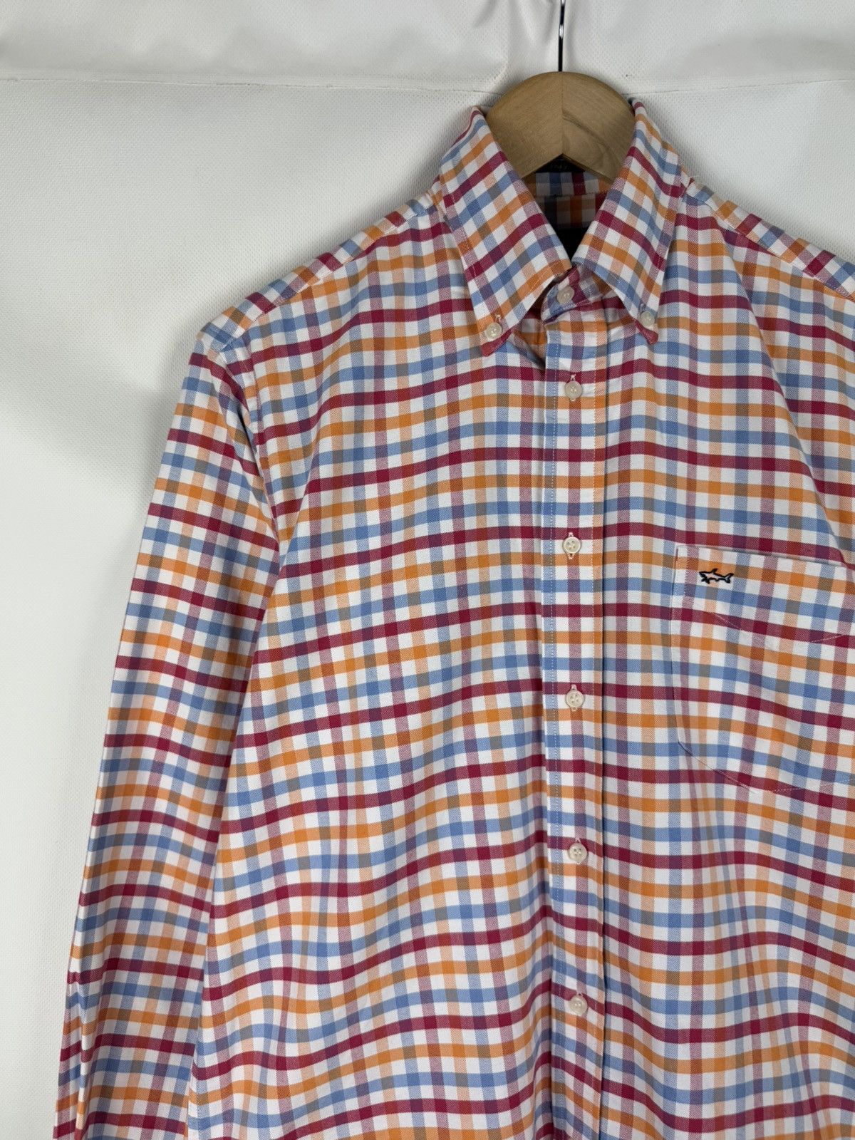 Paul & Shark Paul & Shark Men’s Long Sleeve Checked Plaid Button Up Shirt Size US L / EU 52-54 / 3 - 4 Thumbnail