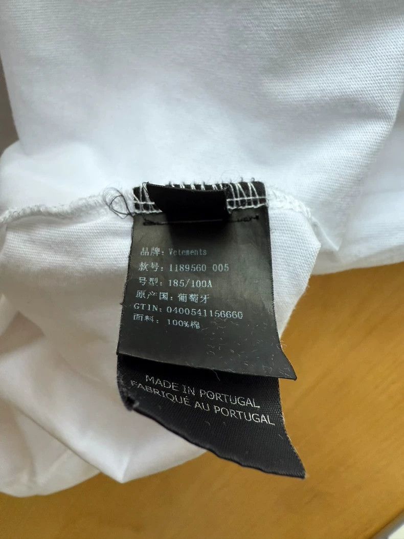 Vetements Vetements SizeU White rat short-sleeve Size US XS / EU 42 / 0 - 6 Thumbnail