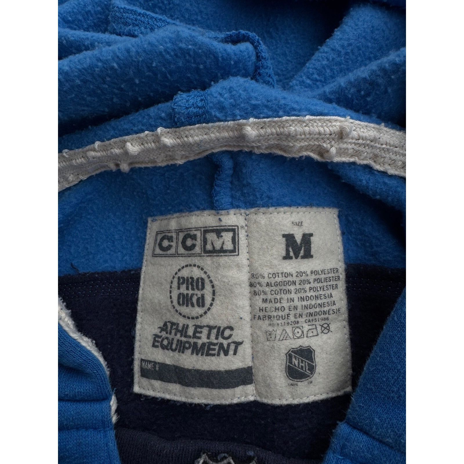 Ccm VTG CCM NHL Winnipeg Jets Hockey Hoodie Size US M / EU 48-50 / 2 - 4 Thumbnail