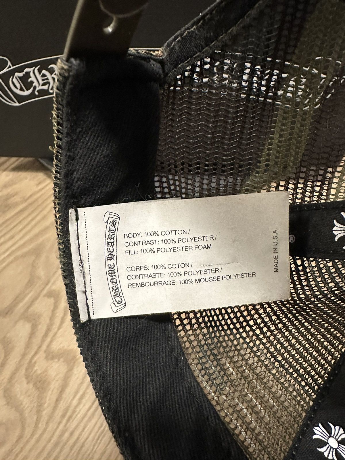 Chrome Hearts Chrome Hearts Camo Hat Size ONE SIZE - 4 Thumbnail
