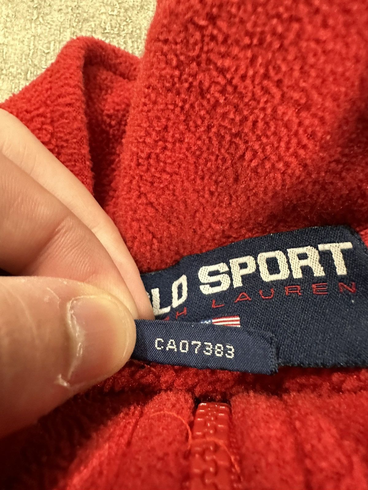 Polo Ralph Lauren Vintage 90s Polo Sport Small Logo Fleece Zip Up Jacket Size US M / EU 48-50 / 2 - 14 Thumbnail