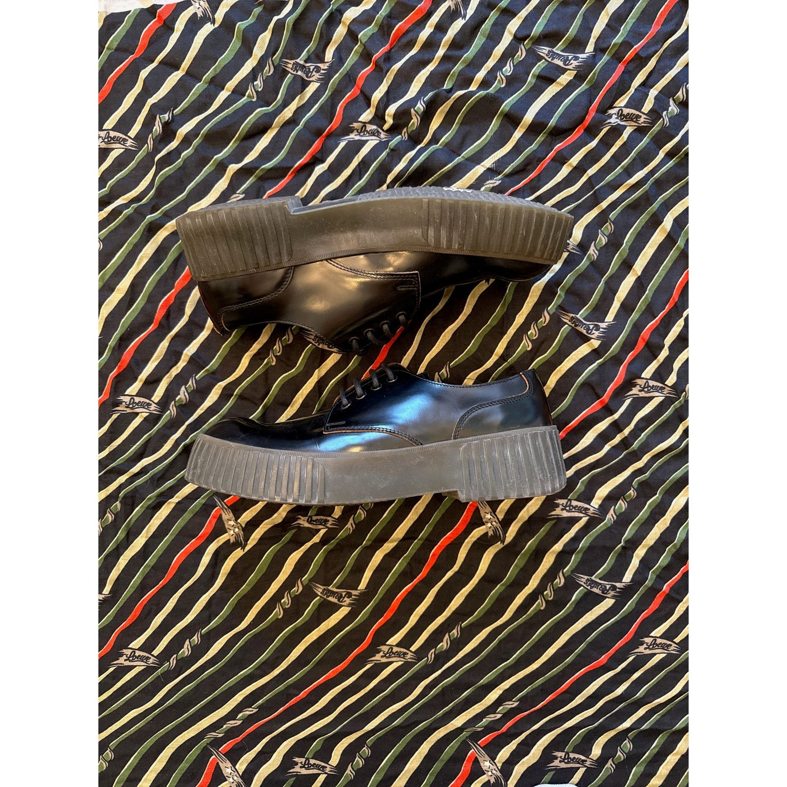 Acne Studios $540 Acne Studios Bentigo Derby Shoes - Black - 11 - 44 Size US 11 / EU 44 - 6 Thumbnail