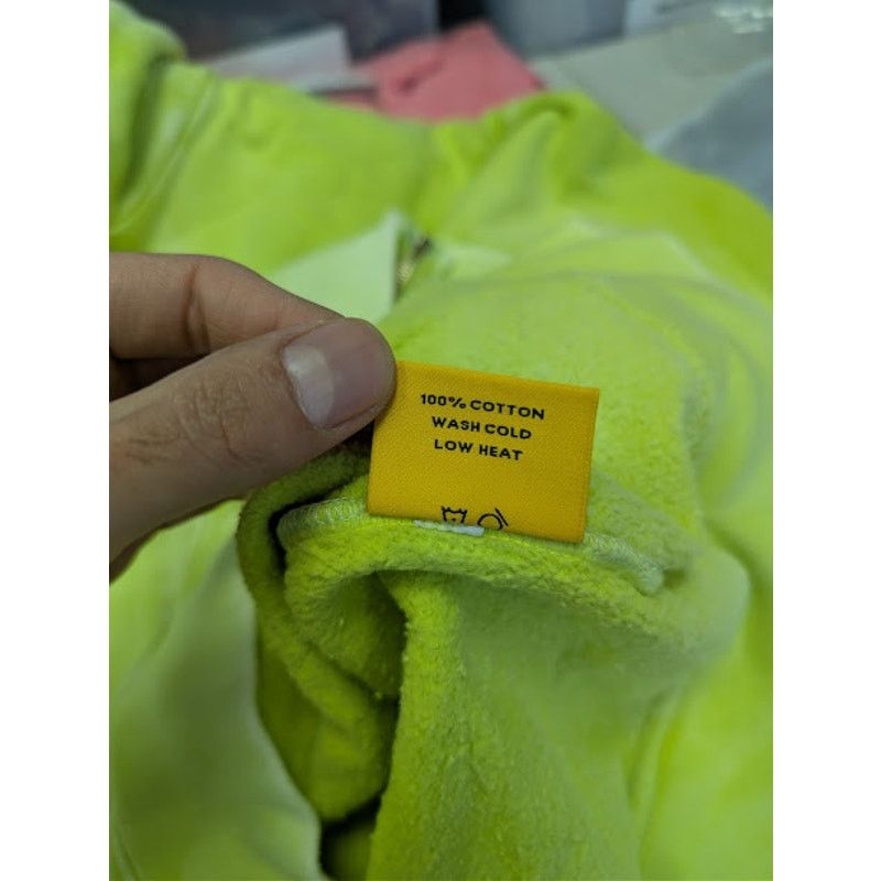 Gallery Dept. o1rshd1 French Logo Zip Up Hoodie in Lime Green M Size US M / EU 48-50 / 2 - 18 Thumbnail