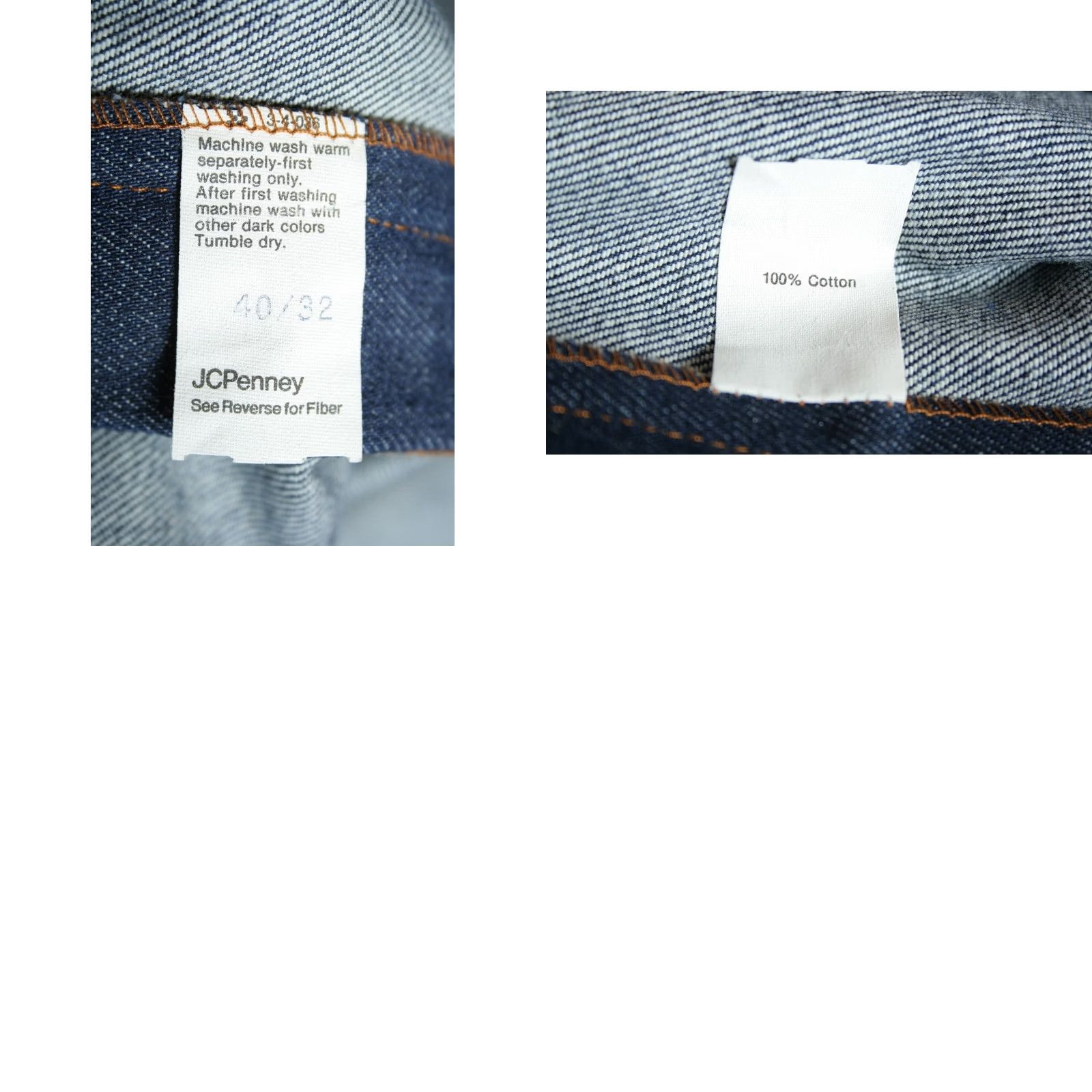 JCPenney VINTAGE JCPENNEY Denim Bootcut Jeans Sz 40x32 Blue Jeans Men's Regular Size US 41 - 8 Thumbnail