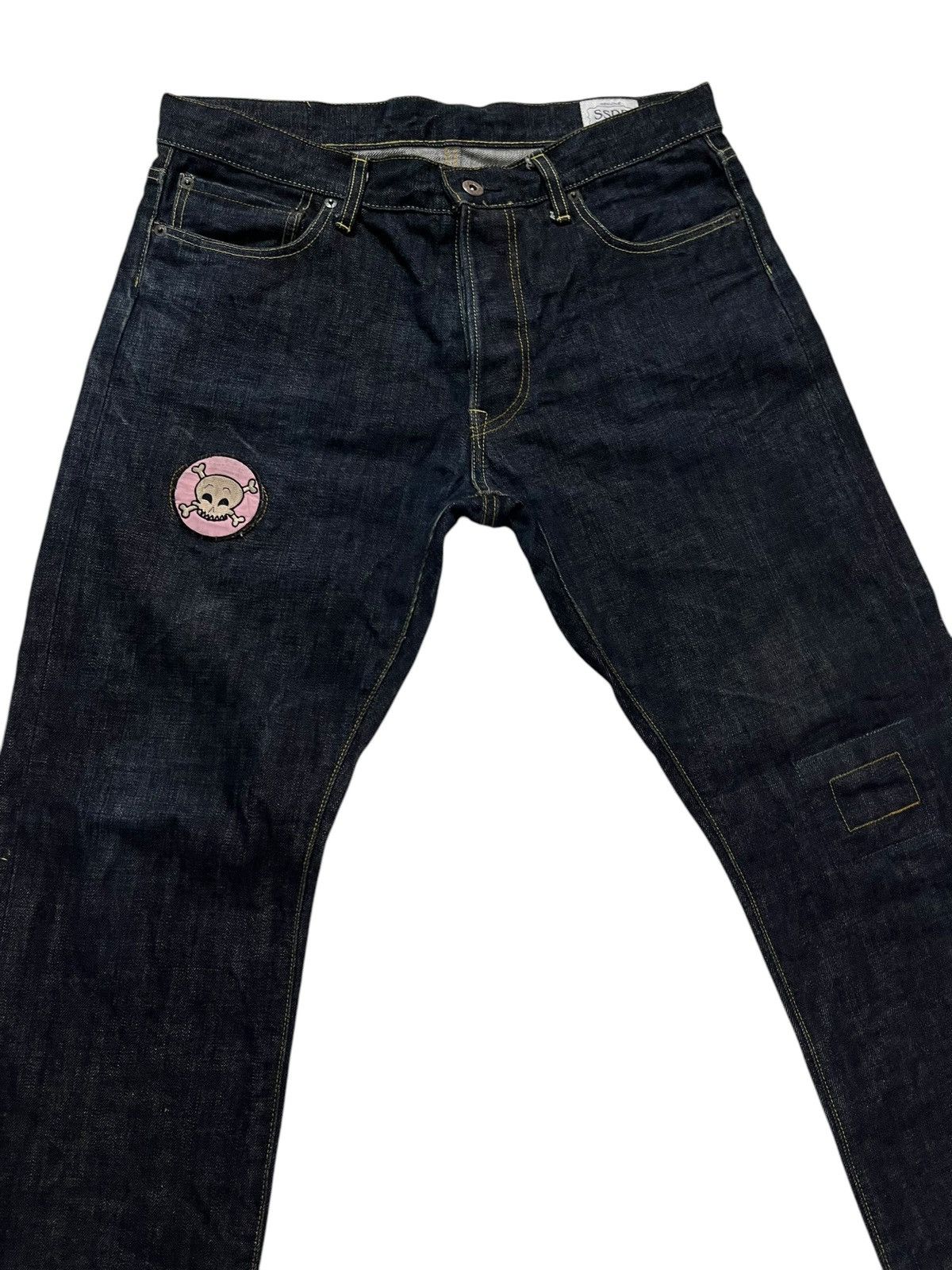 FUCT × Japanese Brand × SSDD SSDD BY FUCT JAPANESE BRAND NON SELVEDGE JEANS Size US 34 / EU 50 - 2 Thumbnail