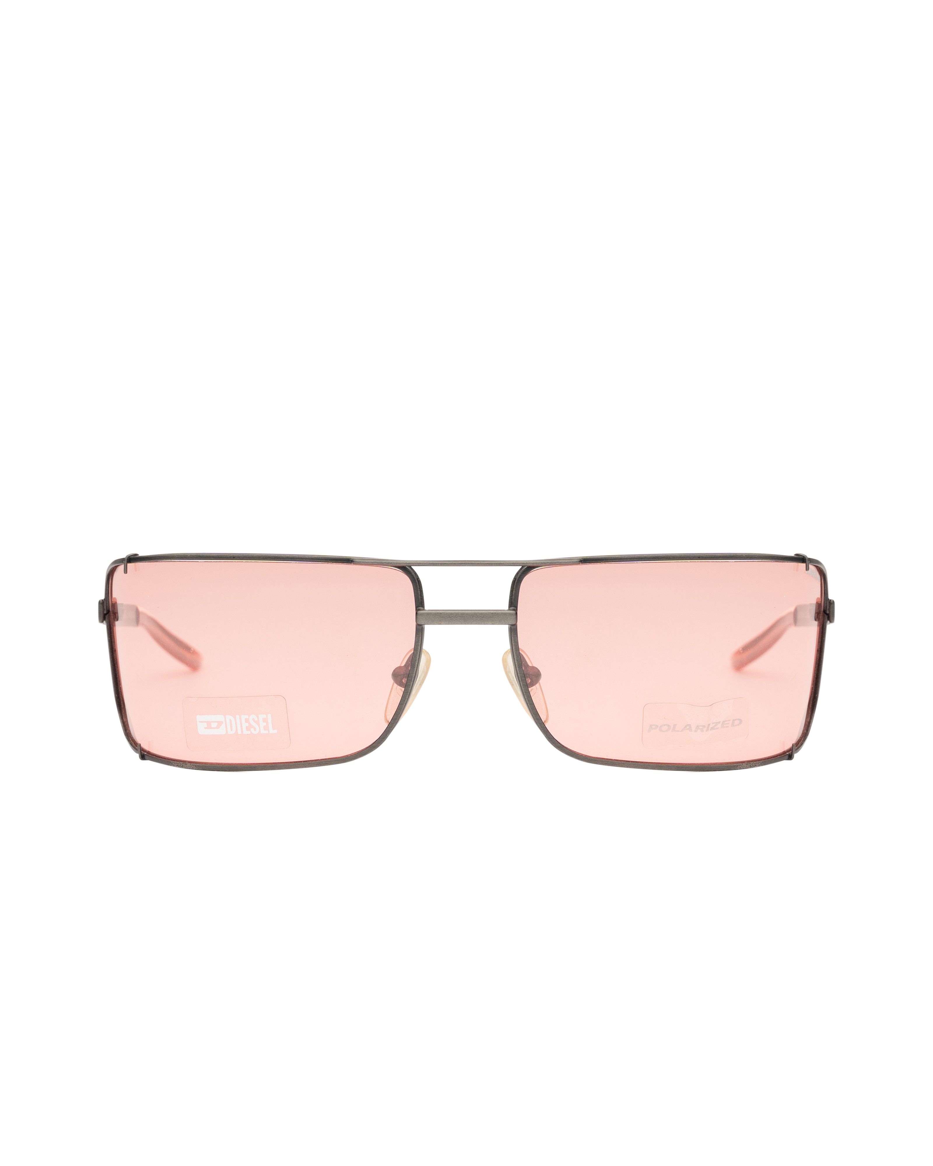 Diesel Diesel '90s Red Lens Wraparound Sunglasses Size ONE SIZE - 1 Thumbnail