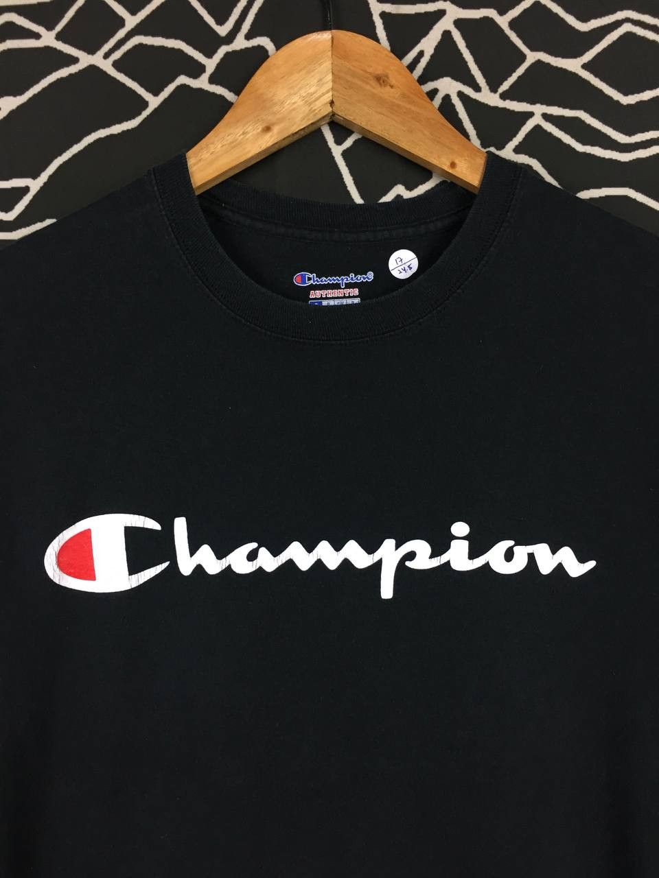 Champion × Vintage Champion Authentic Spell Out Logo Essential Tee Size US S / EU 44-46 / 1 - 3 Thumbnail