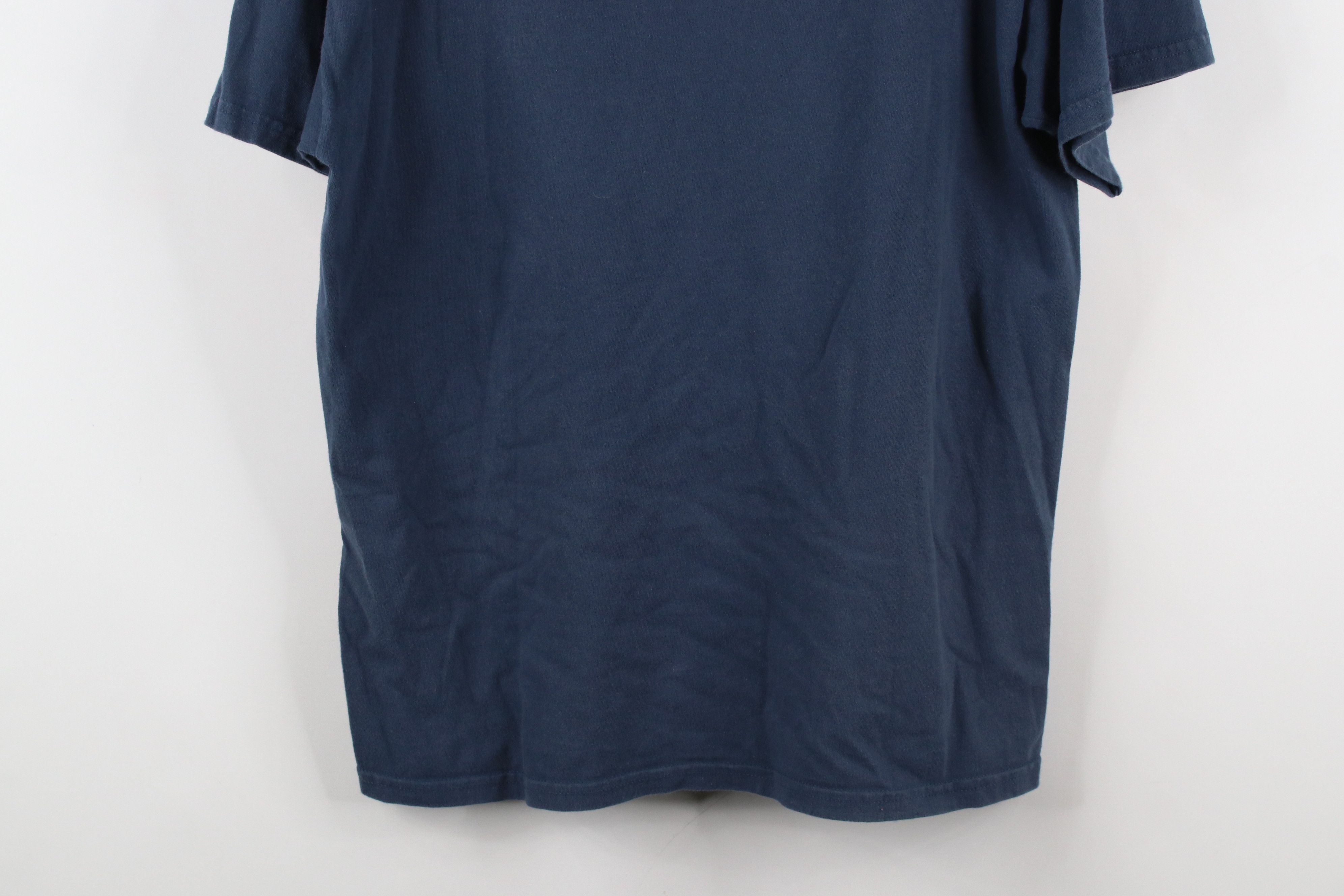 Vintage Vintage 90s Y2K Streetwear Spell Boston Mass T-Shirt Blue Size US L / EU 52-54 / 3 - 13 Thumbnail