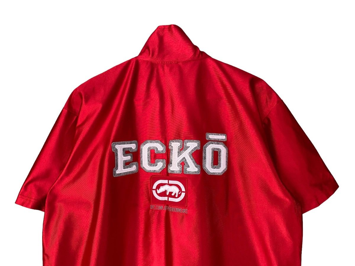 Ecko Unltd. 90s Ecko Unltd Zipper Jersey Shirt Size US L / EU 52-54 / 3 - 9 Thumbnail
