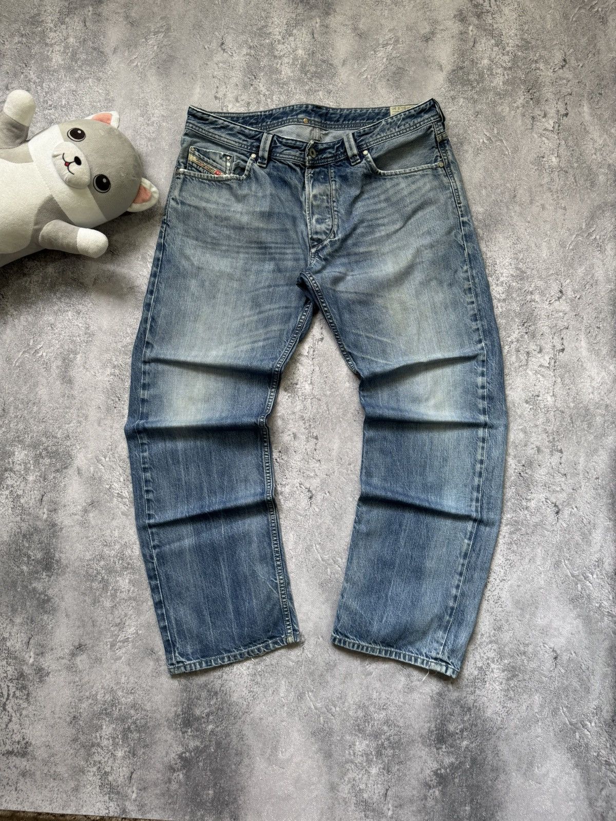 Diesel Y2K Distressed Diesel Jeans Baggy Size US 36 / EU 52 - 8 Thumbnail