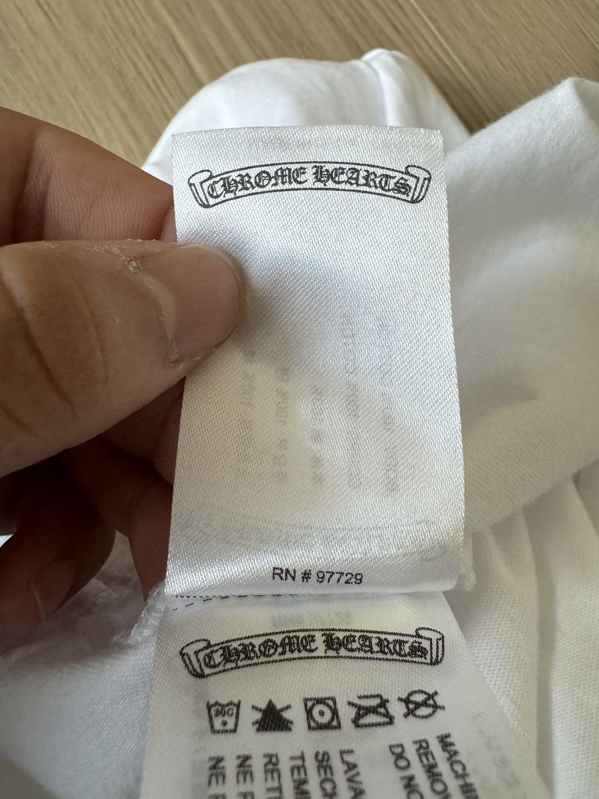 Chrome Hearts Chrome Hearts “Love You” Neck Logo Pocket Shirt Size Large Size US L / EU 52-54 / 3 - 9 Thumbnail