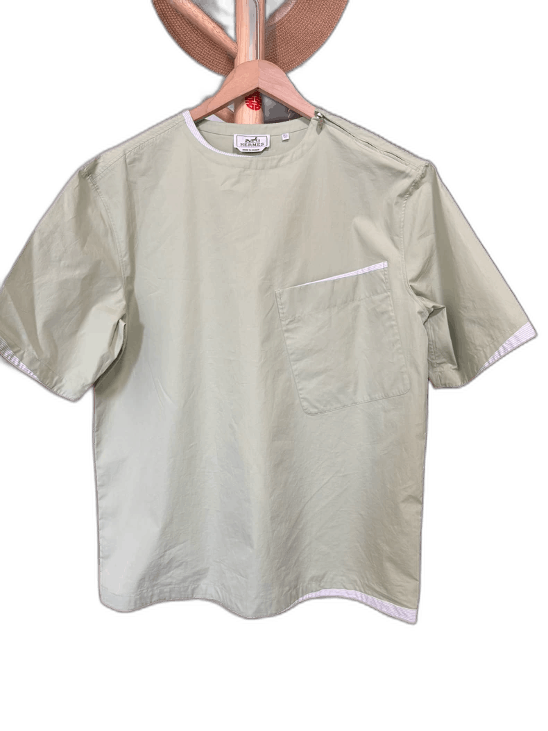 Hermes Hermes Short Sleeve Jacket Shirt for All Size US L / EU 52-54 / 3 - 1 Thumbnail