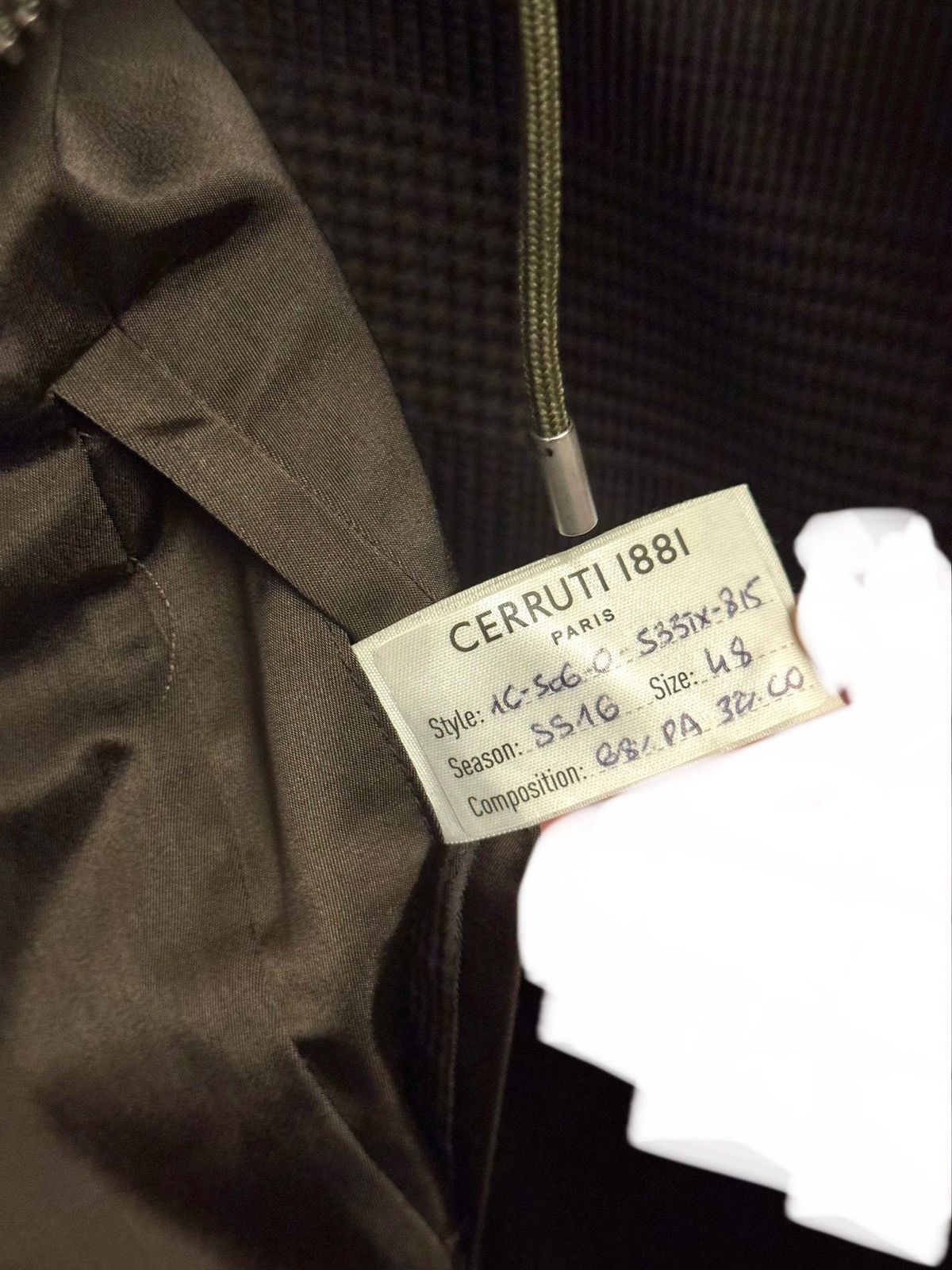 Cerruti 1881 cerruti 1881 runway jacquard & leather parka coat 48 Size US M / EU 48-50 / 2 - 2 Thumbnail
