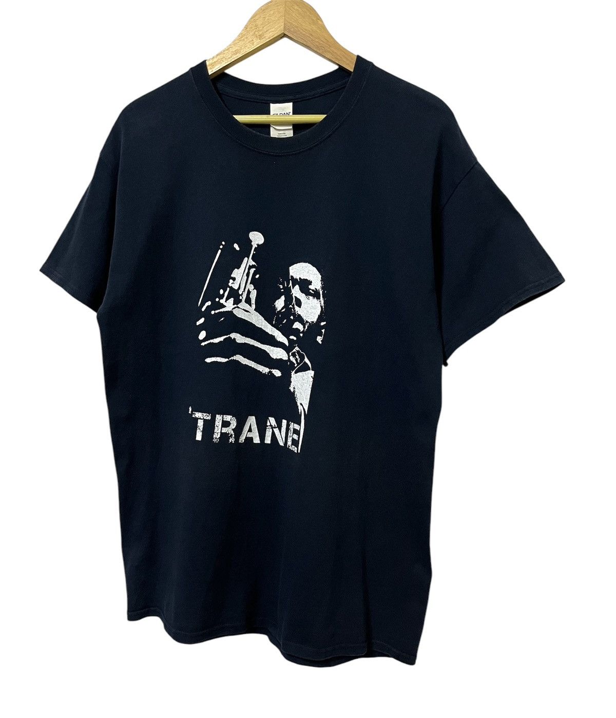 Band Tees JOHN COLTRANE TRANE JAZZ BLUES SAXOPHONE ARTIST TSHIRT Size US L / EU 52-54 / 3 - 4 Thumbnail