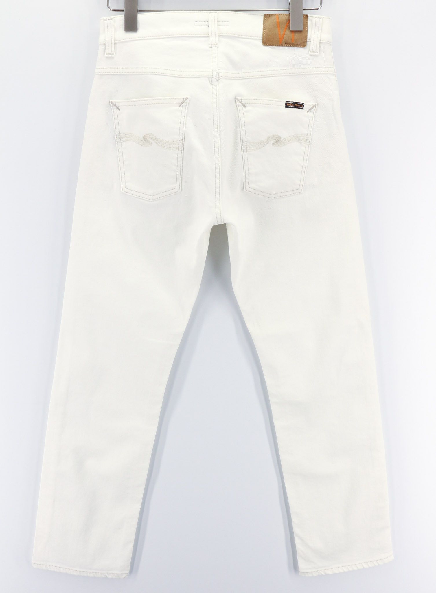 Nudie Jeans SLEEPY SIXTEN W28/L30 Relaxed Ecru Jeans 80602 Size US 28 / EU 44 - 2 Thumbnail