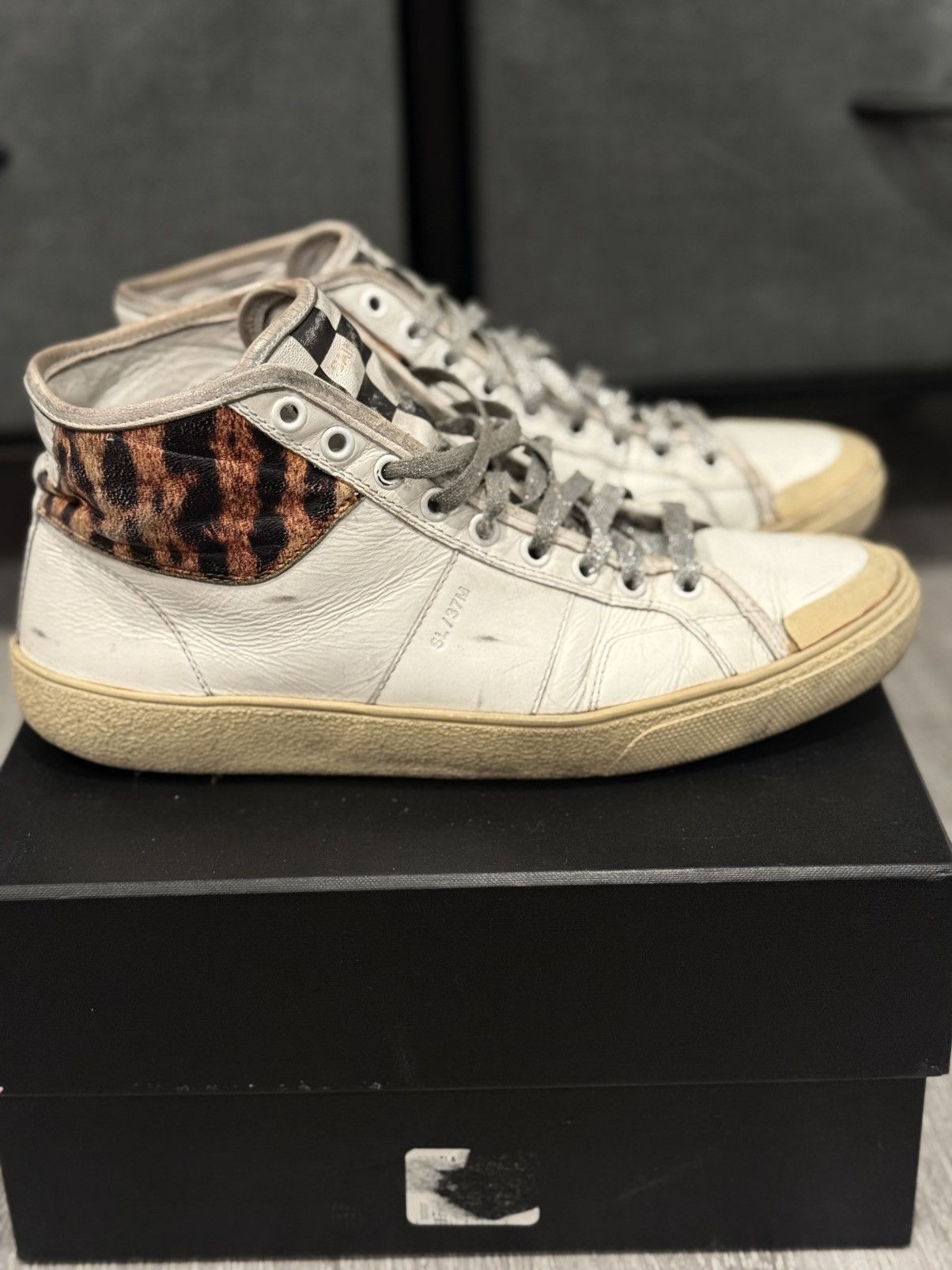 Saint Laurent Paris Saint Laurent Paris SL/37M Leopard Print SS16 Surf Sounds Size US 7 / EU 40 - 2 Thumbnail