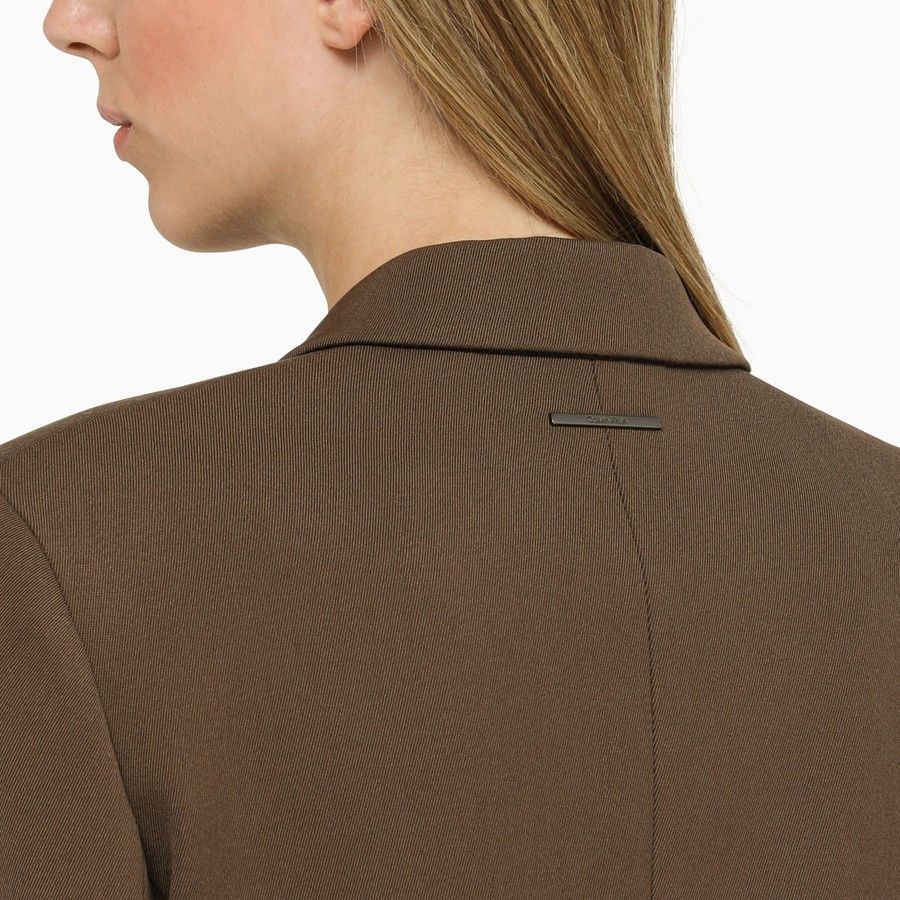 Calvin Klein o1d2blof0824 Double-Breasted Jacket in Brown Size M / US 6-8 / IT 42-44 - 4 Thumbnail