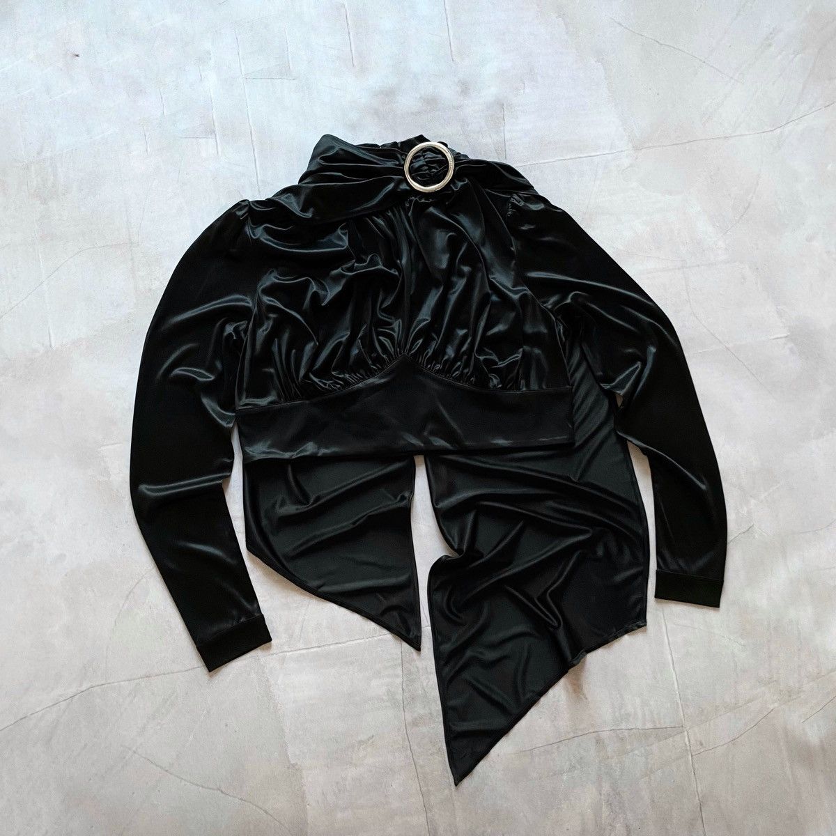 Hysteric Glamour Paco Rabanne x H&M Eastman Naia Acetate Scarf Top Blouse Size XXL / US 16-18 / IT 52-54 - 2 Thumbnail