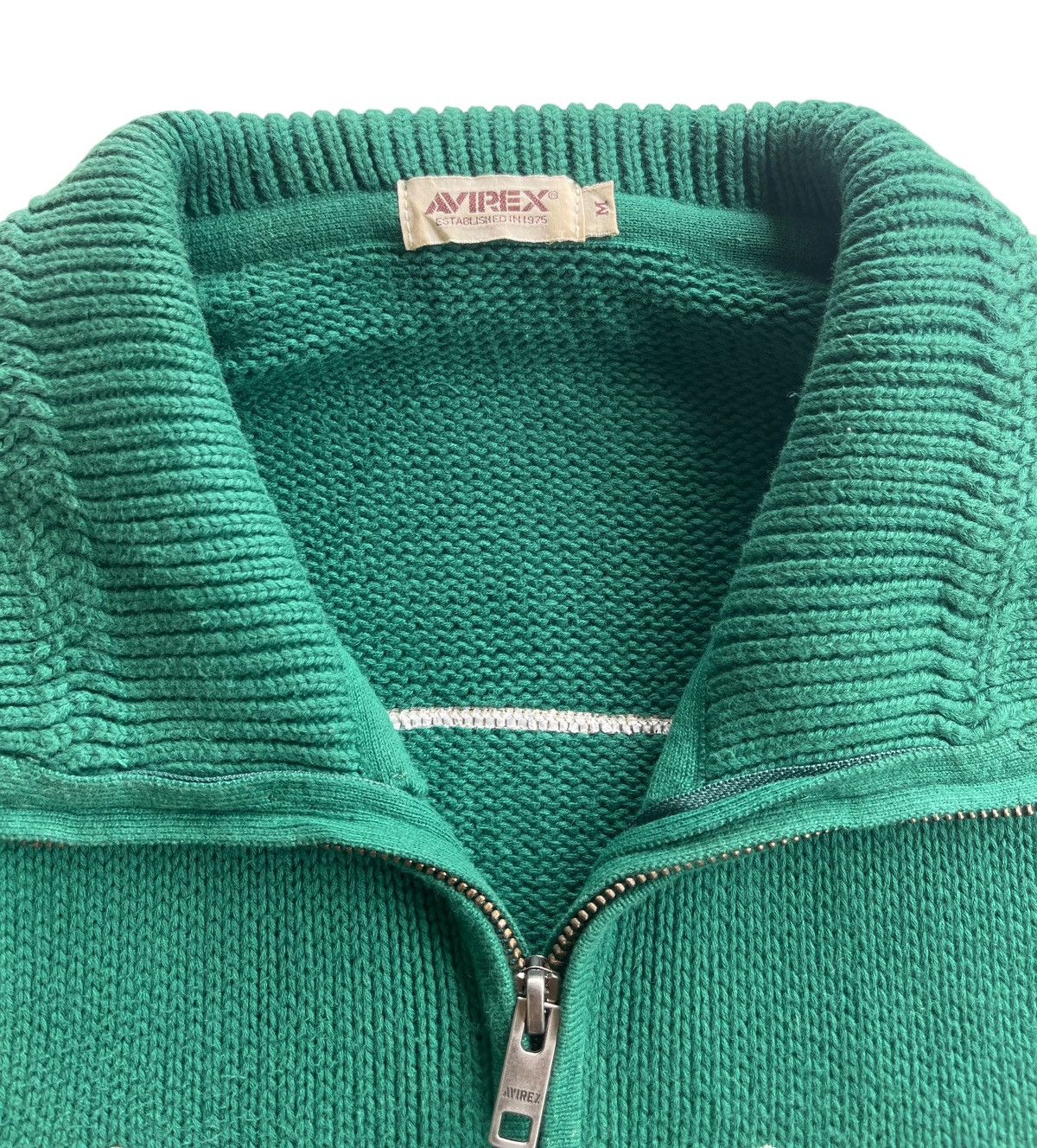Avirex Avirex Great Routes Motor Tour Cable Knit Sweater Size US M / EU 48-50 / 2 - 7 Thumbnail