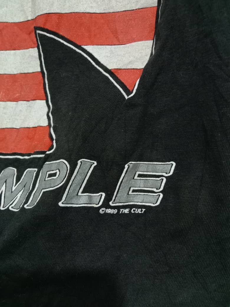 Band Tees × Vintage VINTAGE THE CULT SONIC TEMPLE 1989 BAND TEES Size US XL / EU 56 / 4 - 11 Thumbnail