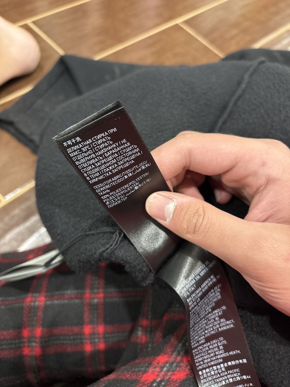 Balenciaga NEW Balenciaga Paris Moon Crinkled Wool Hoodie SZ M/Fits XL Size US XL / EU 56 / 4 - 11 Thumbnail