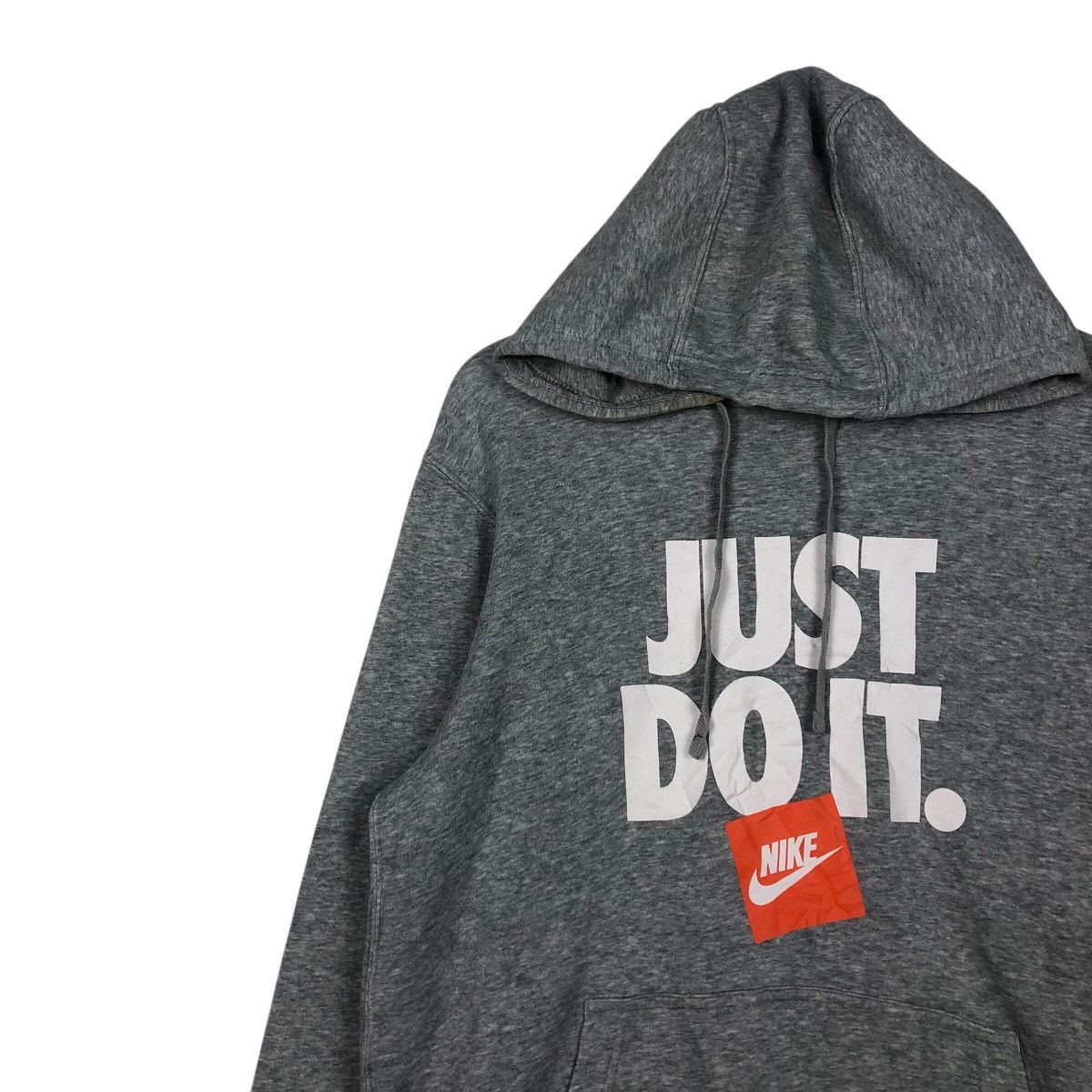 Nike 📌Nike Just Do It Big Swoosh Hoodie Pull Over Size US L / EU 52-54 / 3 - 8 Thumbnail
