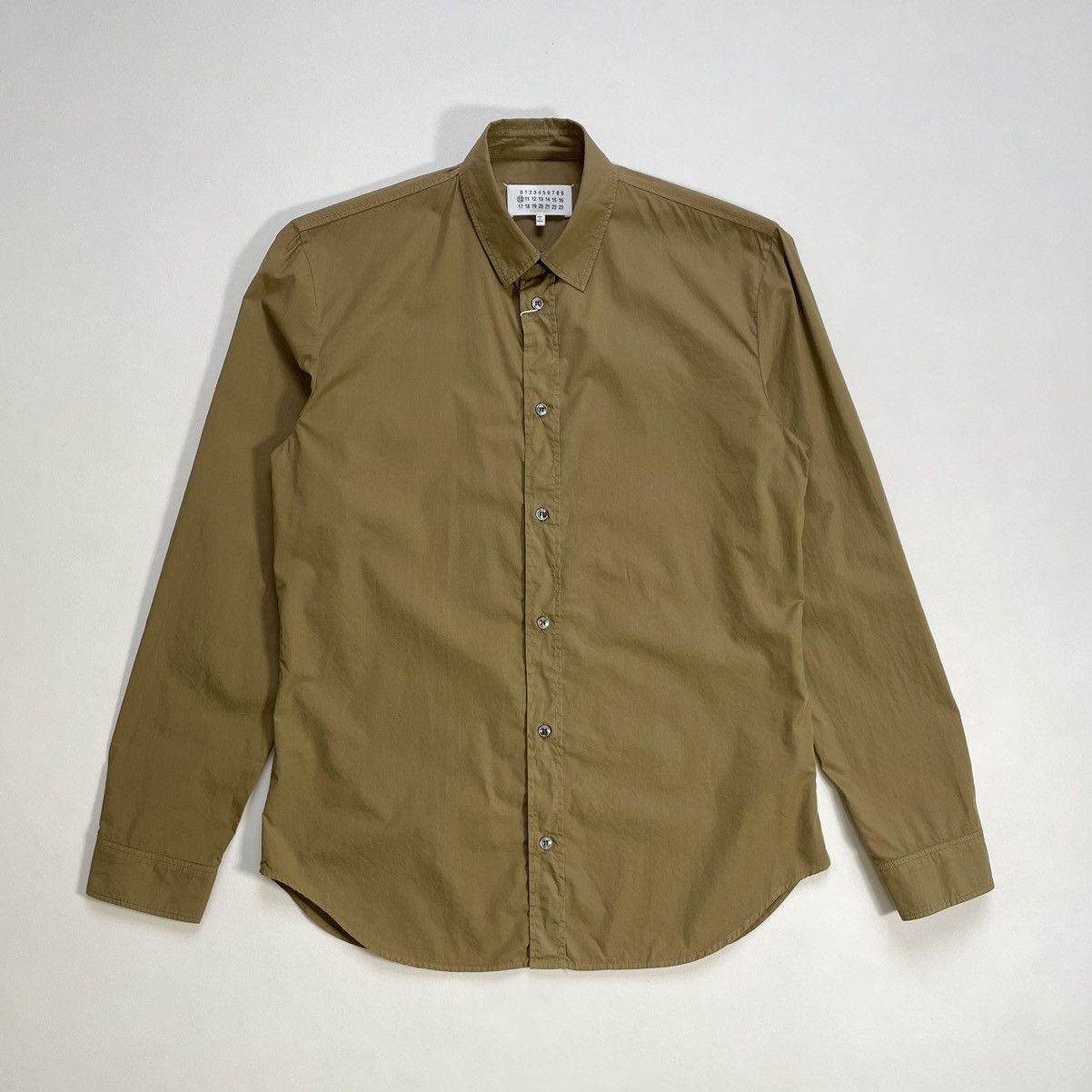 Maison Margiela A/W 17 ‘Olive Shimmer’ Cotton Shirt Size US M / EU 48-50 / 2 - 15 Thumbnail